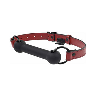 Sportsheets Saffron Silicone Bit Gag with Adjustable Buckle - Horny Stoner