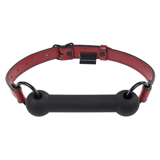 Sportsheets Saffron Silicone Bit Gag with Adjustable Buckle - Horny Stoner