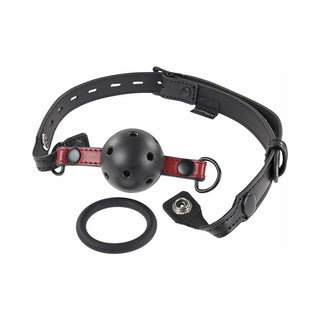 Sportsheets Saffron Interchangeable Gag with Adjustable Buckle - Horny Stoner