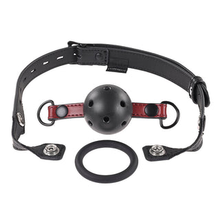 Sportsheets Saffron Interchangeable Gag with Adjustable Buckle - Horny Stoner