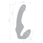 Together Strapless Remote Control Vibrator Pink - Horny Stoner