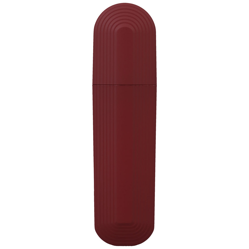 This Product Sucks Rechargeable Silicone Lipstick Sucking Clitoral Stimulator Red - Horny Stoner
