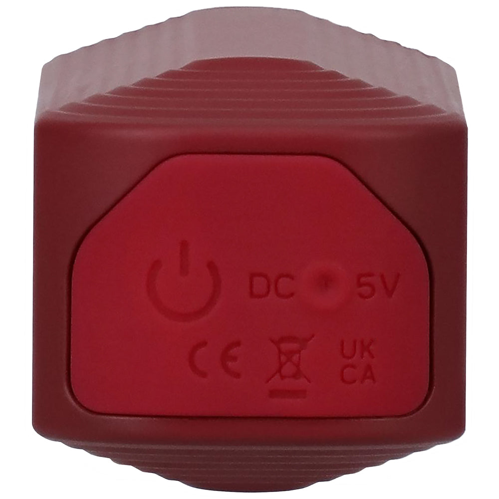 This Product Sucks Rechargeable Silicone Lipstick Sucking Clitoral Stimulator Red - Horny Stoner