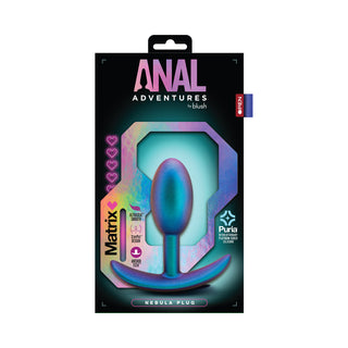 Anal Adventures Matrix Nebula Plug Lunar Blue - Horny Stoner