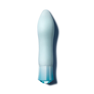 Blush Oh My Gem Ardor Rechargeable Warming Silicone Tapered Vibrator Aquamarine - Horny Stoner