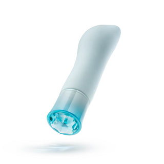 Blush Oh My Gem Ardor Rechargeable Warming Silicone Tapered Vibrator Aquamarine - Horny Stoner