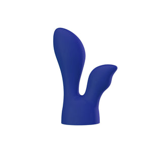 PalmPower PalmSensual Attachments 2-Piece Silicone Massager Heads Blue - Horny Stoner