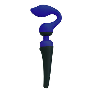 PalmPower PalmSensual Attachments 2-Piece Silicone Massager Heads Blue - Horny Stoner