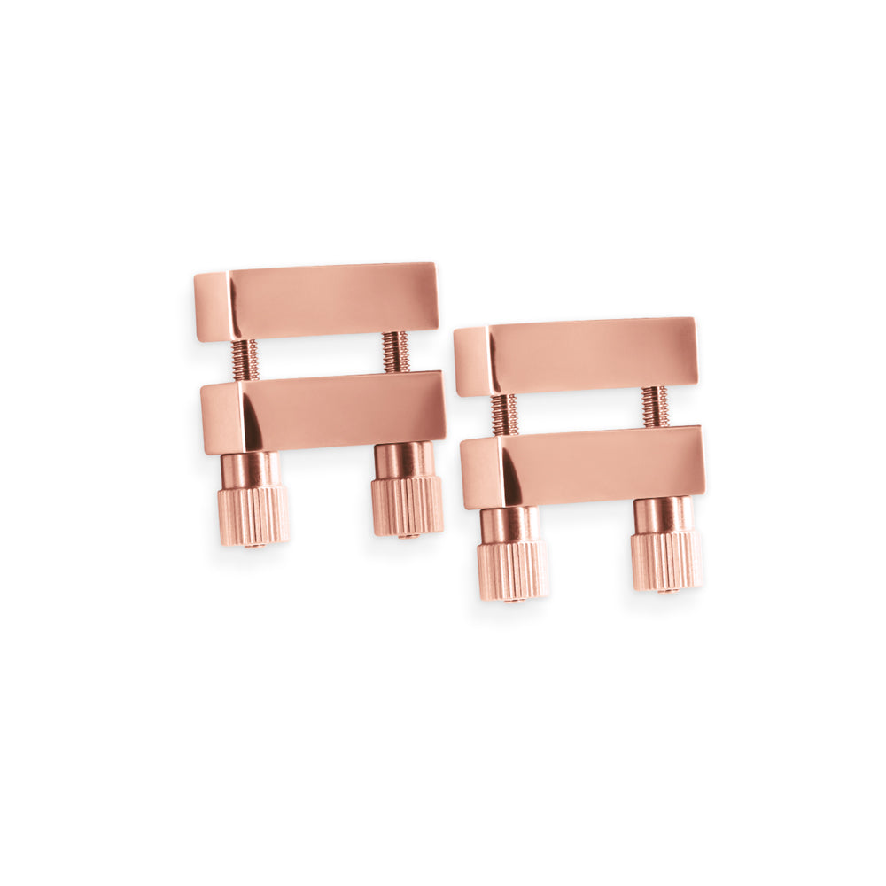 Bound Nipple Clamps V1 Rose Gold - Horny Stoner