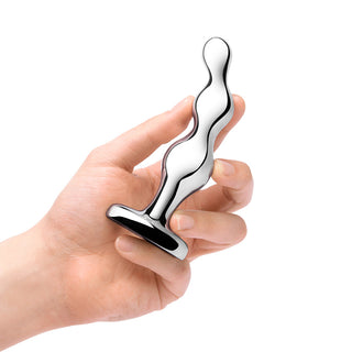 b-Vibe Stainless Steel Anal Beads - Horny Stoner