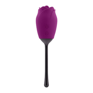 Playboy Petal Rechargeable Silicone Tongue Flicking Vibrator Wild Aster - Horny Stoner