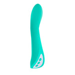 Evolved Come With Me Rechargeable 'Come Hither' Silicone Vibrator Green - Horny Stoner