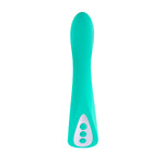 Evolved Come With Me Rechargeable 'Come Hither' Silicone Vibrator Green - Horny Stoner