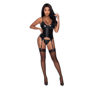 Magic Silk Hard Candy Basque & Cheeky Panty - Horny Stoner