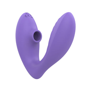 ROMP Reverb Rechargeable Silicone Clitoral and G-Spot Stimulator Purple - Horny Stoner