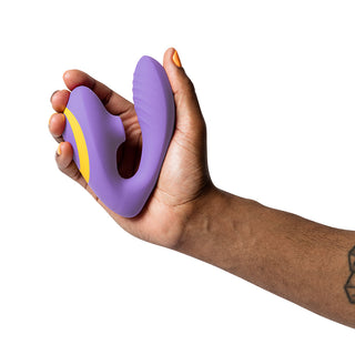 ROMP Reverb Rechargeable Silicone Clitoral and G-Spot Stimulator Purple - Horny Stoner