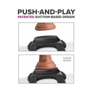Body Dock Lap Strap Silicone Strap-On Thigh Harness - Horny Stoner