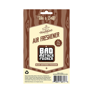 Wood Rocket Air Freshener Bad Mother Fucker - Horny Stoner