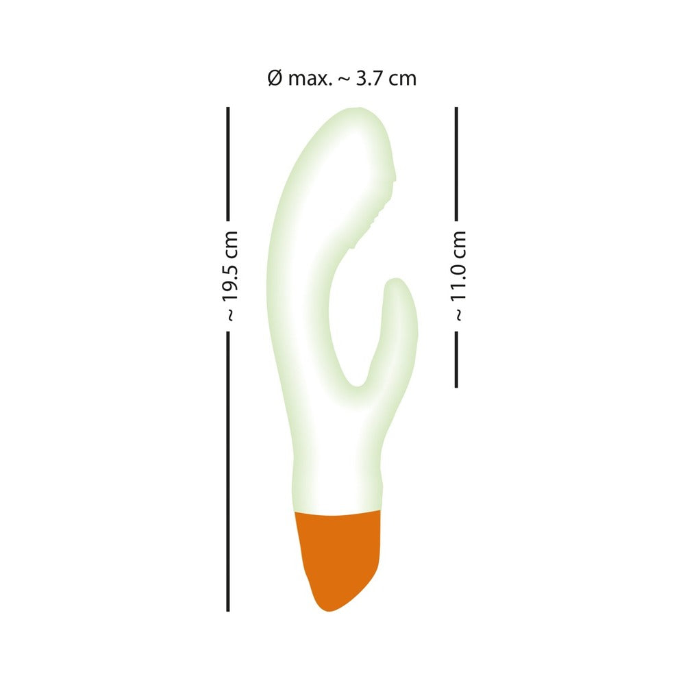 You2Toys Glow-in-the-Dark Rabbit Vibrator - Horny Stoner