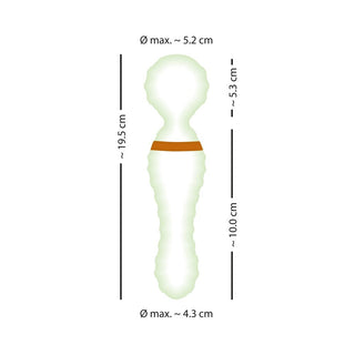 You2Toys Glow-in-the-Dark Wand Vibrator - Horny Stoner