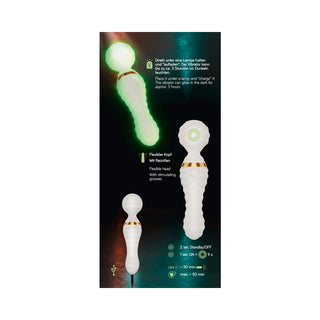 You2Toys Glow-in-the-Dark Wand Vibrator - Horny Stoner