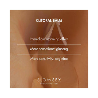 Bijoux Indiscrets Slow Sex Clitoral Balm 0.34 oz. - Horny Stoner