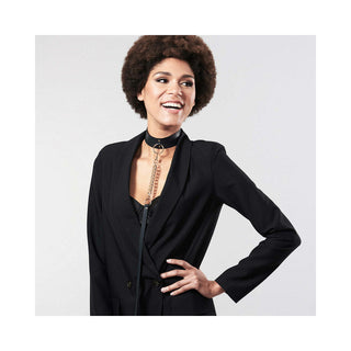 Bijoux Indiscrets Maze Choker with Leash - Horny Stoner