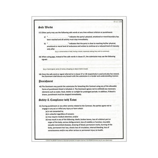 BDSM Contract - Enhance Your Bondage Experience
