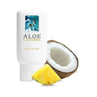 Aloe Cadabra Pina Colada Aloe Lubricant - 2.5 oz | Natural Flavored Lube