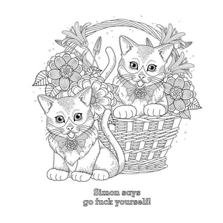 The Swear Word Coloring Book - Horny Stoner