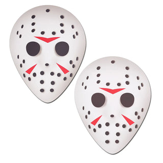 Pastease Halloween Jason Hockey Mask Pasties Nipple Covers