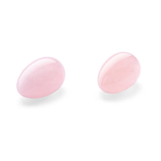 Le Wand Crystal Yoni Eggs Rose Quartz - Horny Stoner
