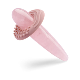 Le Wand Crystal Slim Wand Rose Quartz - Horny Stoner