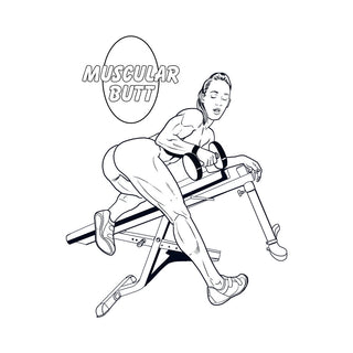 Sexy Butts Coloring Book - Horny Stoner
