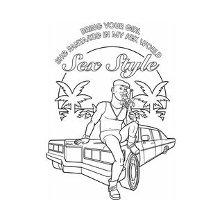 Sex Style Coloring Book - Horny Stoner