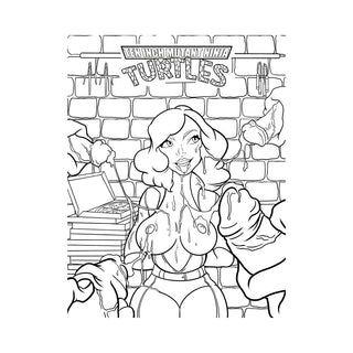 Porn Parody Coloring Book - Horny Stoner