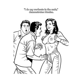 Friends With Benefits Porn Parody Coloring Book - Horny Stoner