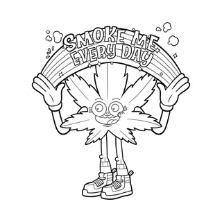 It's 4:20, Time To Color Coloring Book - Horny Stoner