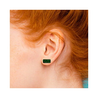 4:20 Weed Earrings - Horny Stoner