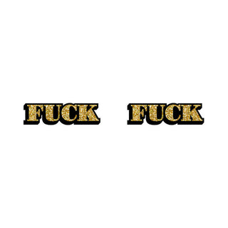 FUCK Earrings - Horny Stoner