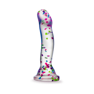 Neo Elite Hanky Panky 7.5 in. Glow-in-the-Dark Silicone Confetti Dildo - Horny Stoner