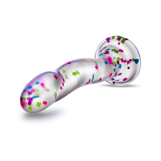 Neo Elite Hanky Panky 7.5 in. Glow-in-the-Dark Silicone Confetti Dildo - Horny Stoner