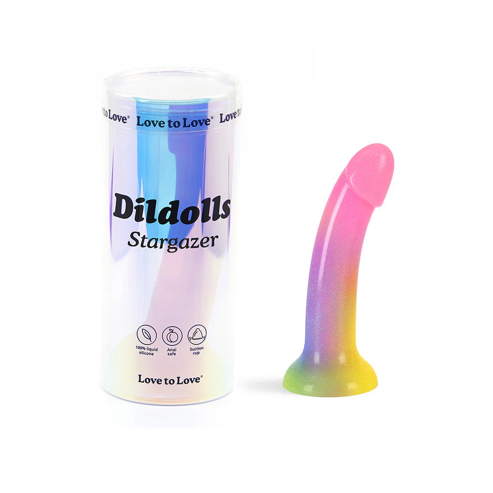 Love to Love Dildolls Suction Cup Silicone Dildo - Horny Stoner