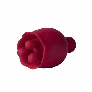 Honey Play Box Rosewyn Rotating Rose Vibrator and Pinpoint Stimulator Red - Horny Stoner