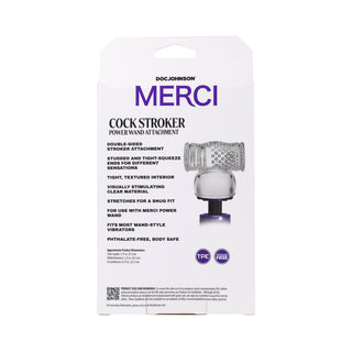 Merci Cock Stroker Wand Attachment - Horny Stoner