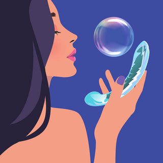 Biird Kalii Glass G-spot Dildo - Horny Stoner