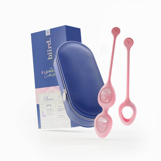 Biird Yonii 2-Piece Rose Quartz Eggs Set - Horny Stoner