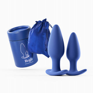 Biird Regii 2-Piece Anal Plug Set - Blue