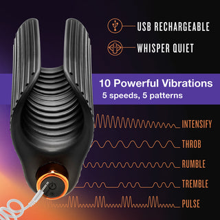 M Elite Platinum Wrapt Black - Horny Stoner