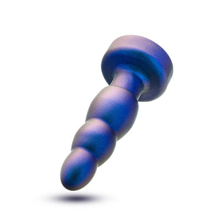 Anal Adventures Matrix Kinetik Plug with Remote Space Age Blue - Horny Stoner